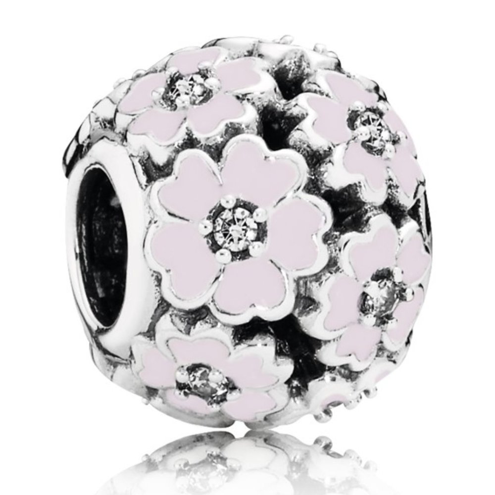 PANDORA Pink Primrose Meadow Charm 791488EN68